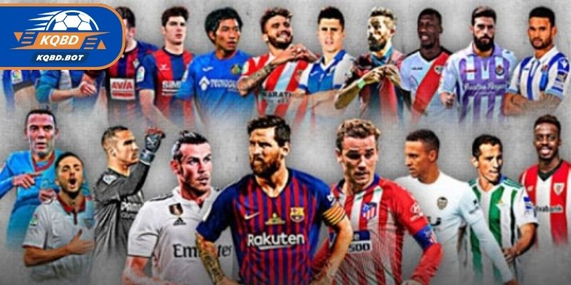 KQBD cập nhật bảng xếp hạng của các đội bóng đá Tây Ban Nha